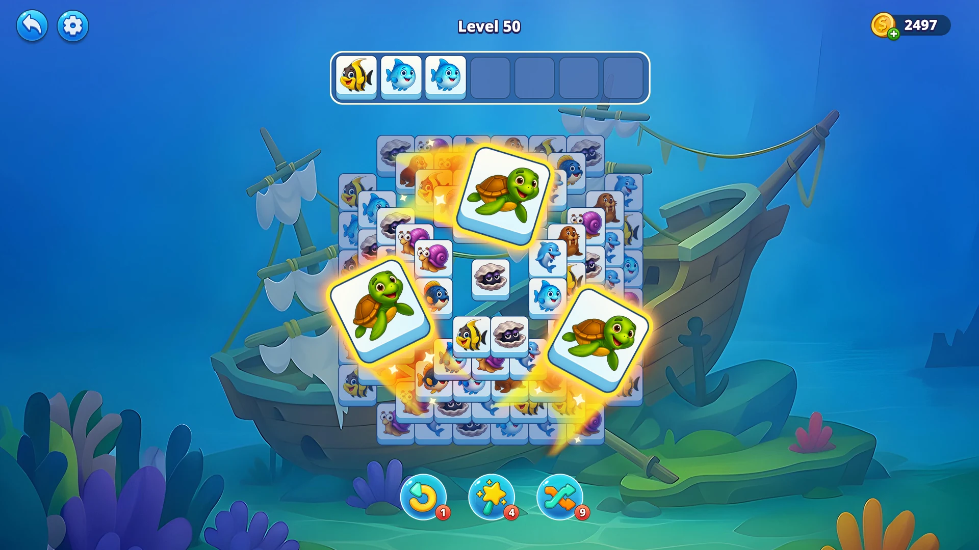 Ocean Tiles: Match Puzzle screenshot