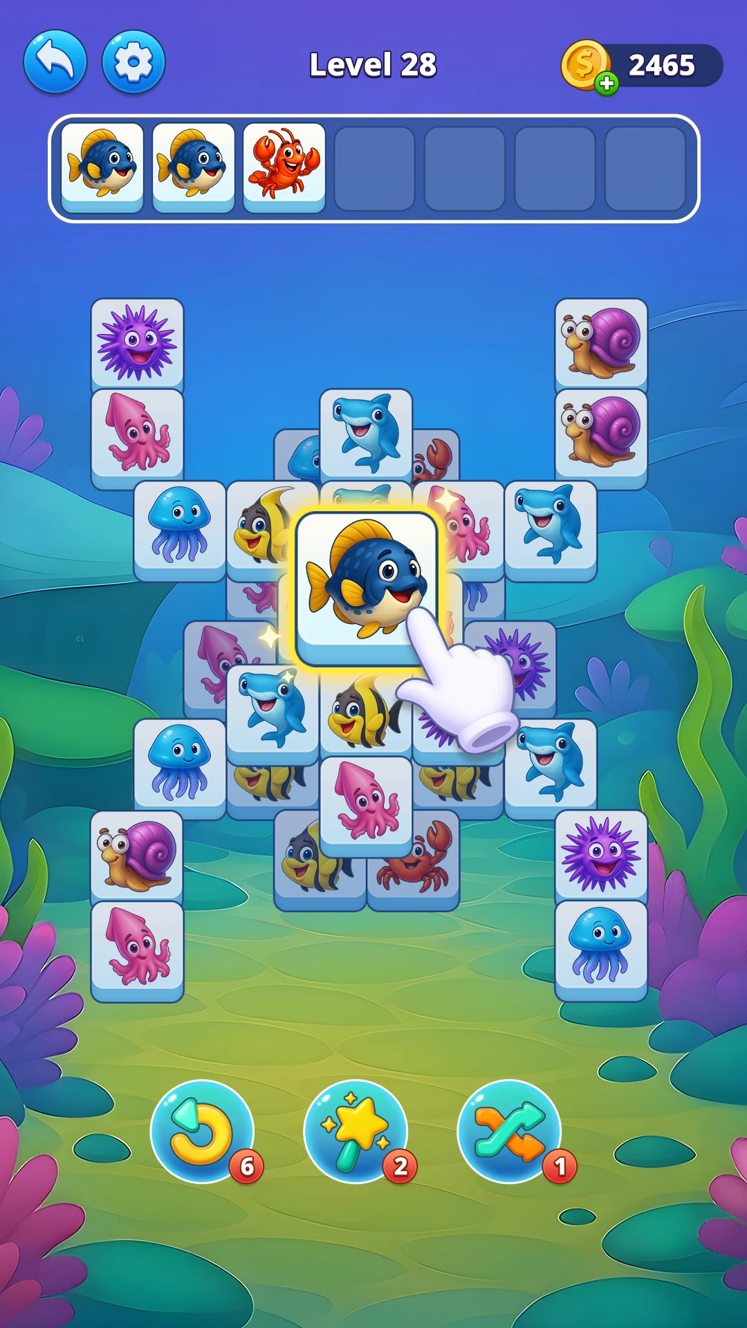 Ocean Tiles: Match Puzzle screenshot