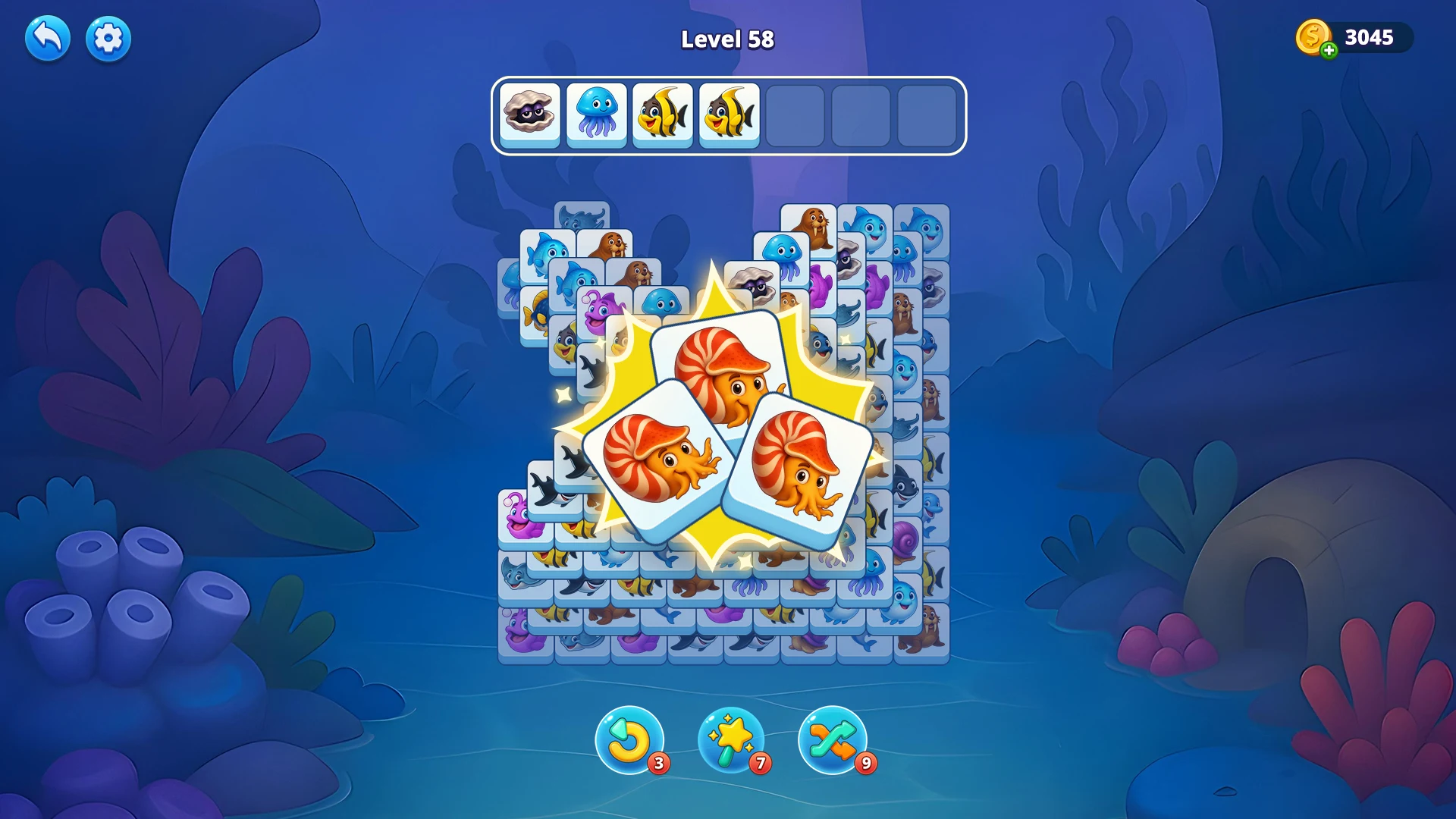 Ocean Tiles: Match Puzzle screenshot