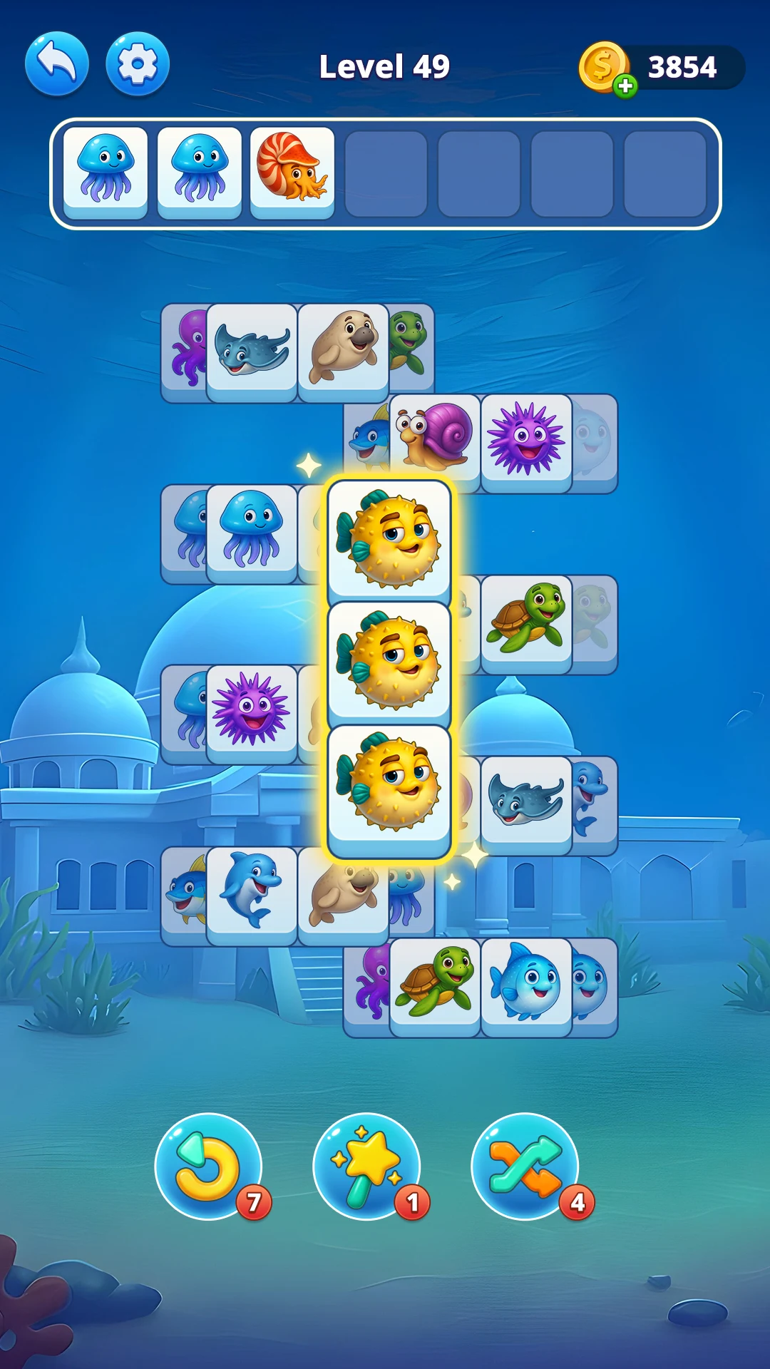Ocean Tiles: Match Puzzle screenshot