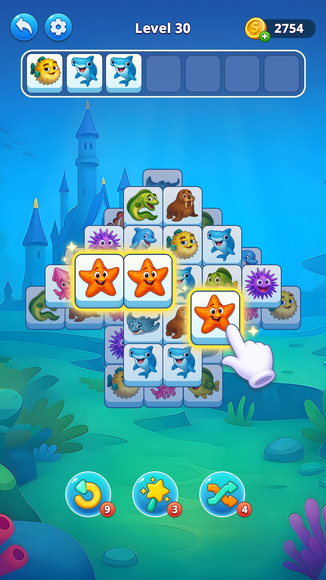 Ocean Tiles: Match Puzzle screenshot