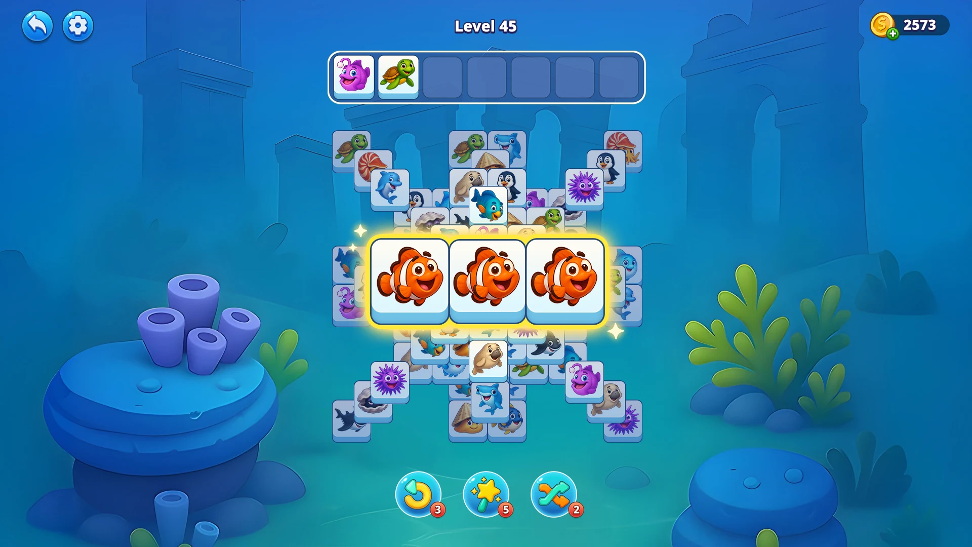 Ocean Tiles: Match Puzzle screenshot